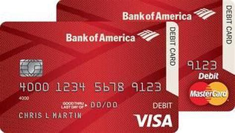 bank of america new debit card